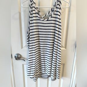 Market & Spruce Lexxie Tie Back knit sleeveless shirt